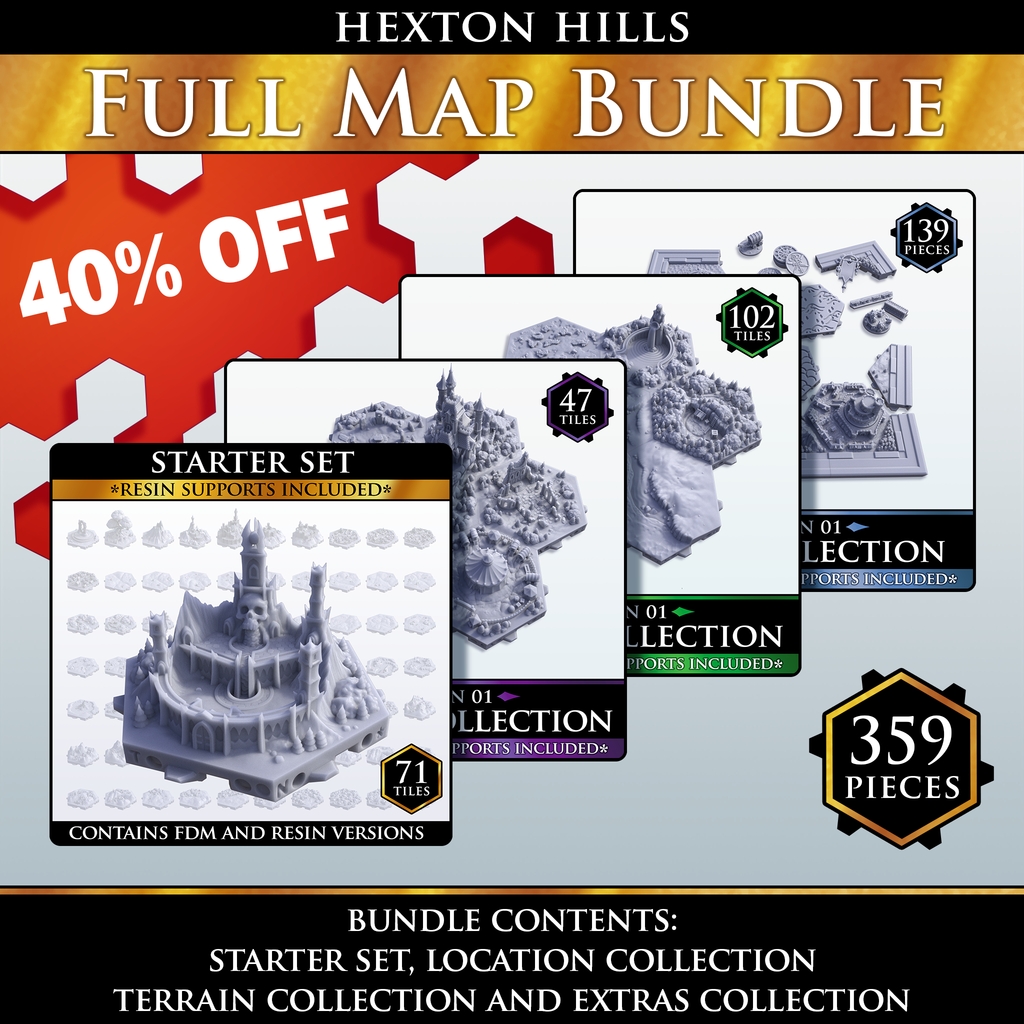 Hexton Hills Full Map Bundle (Campaign 1) – MiniWarGaming